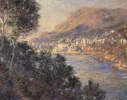Claude Monet Monte Carlo vu de Roquebrune oil on canvas